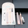 H1731 Beauty Tools Four-piece Set, Eyebrow Trimming Knife and Eyebrow Clipper Tool set, 2-yuan store in Yiwu details Picture